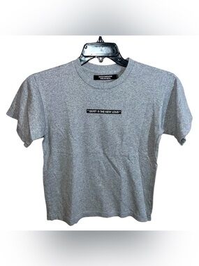 Greyhound Original Shirt Women’s Size S Gray Black T-Shirt Casual Short Sleeve
